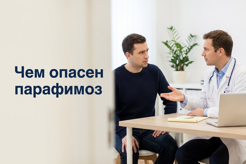 Чем опасен парафимоз: врач-уролог беседует с пациентом